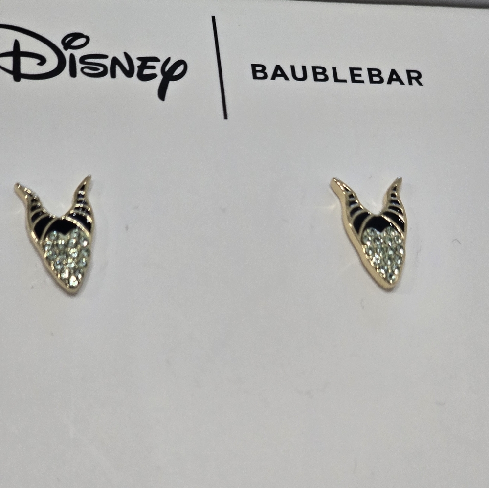 BaubleBar Gold and Black Earrings